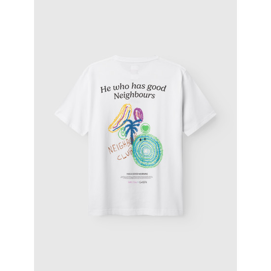 GABBA NIGEL NANDO SS T-SHIRT 12023 WHITE