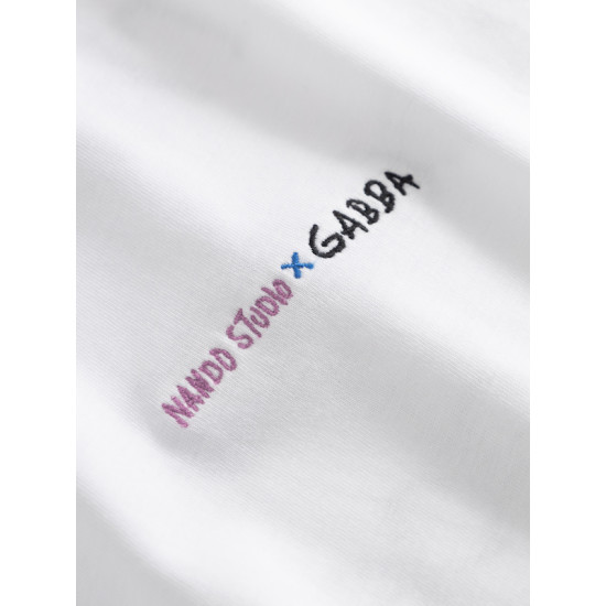 GABBA NIGEL BOXY NANDO SS T-SHIRT 12025 WHITE