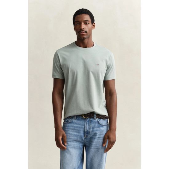 GANT REG SHIELD SS T-SHIRT 2003184 010-CERAMIC GREY