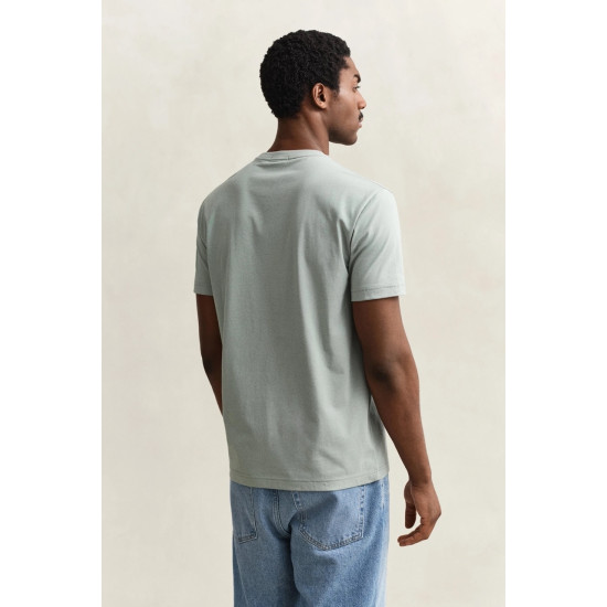 GANT REG SHIELD SS T-SHIRT 2003184 010-CERAMIC GREY