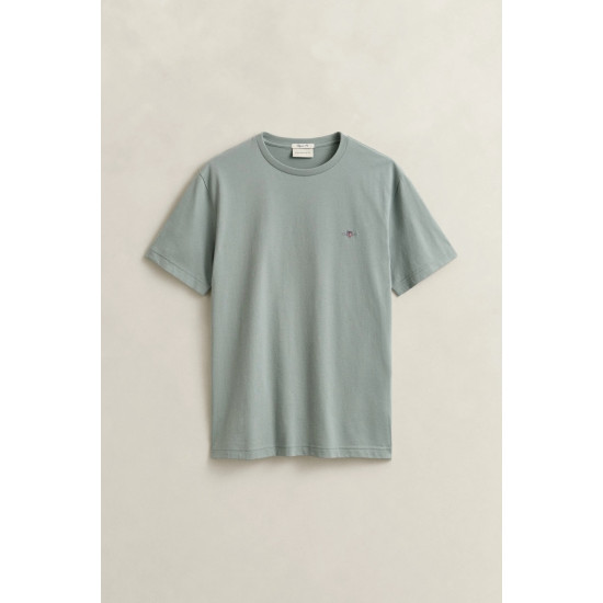GANT REG SHIELD SS T-SHIRT 2003184 010-CERAMIC GREY