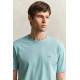 GANT REG SHIELD SS T-SHIRT 2003184 323-MUTED TURQUOISE