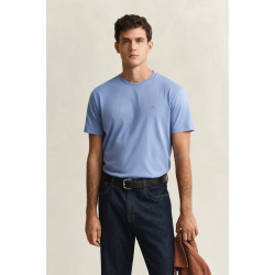 GANT REG SHIELD SS T-SHIRT 2003184 430-FADED DENIM