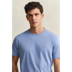 GANT REG SHIELD SS T-SHIRT 2003184 430-FADED DENIM