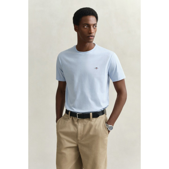 GANT REG SHIELD SS T-SHIRT 2003184 457-FRESH BLUE