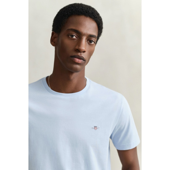 GANT REG SHIELD SS T-SHIRT 2003184 457-FRESH BLUE