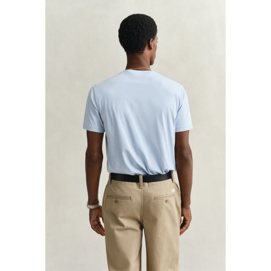 GANT REG SHIELD SS T-SHIRT 2003184 457-FRESH BLUE