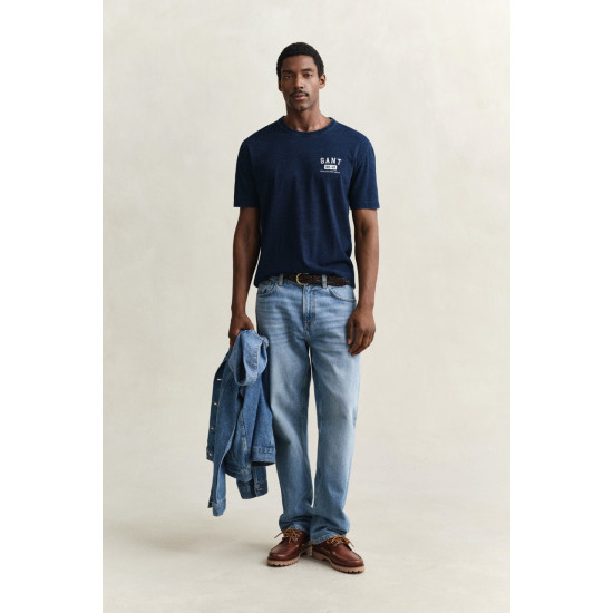 GANT INDIGO SS T-SHIRT 2003393 969-INDIGO