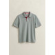 GANT REG CONTRAST PIQUE SS POLO 2062026 010-CERAMIC GREY