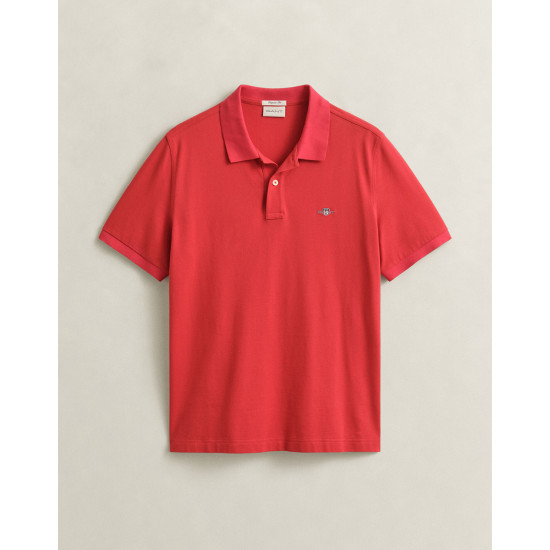 GANT REG CONTRAST PIQUE SS POLO 2062026 641-ROSE RED