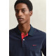 GANT REG CONTRAST PIQUE SS POLO 2062026 433-EVENING BLUE