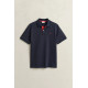 GANT REG CONTRAST PIQUE SS POLO 2062026 433-EVENING BLUE