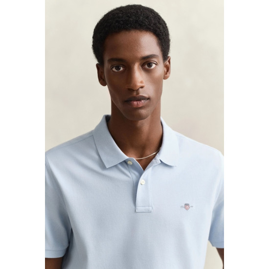 GANT REG SHIELD SS PIQUE POLO 2210 457-FRESH BLUE
