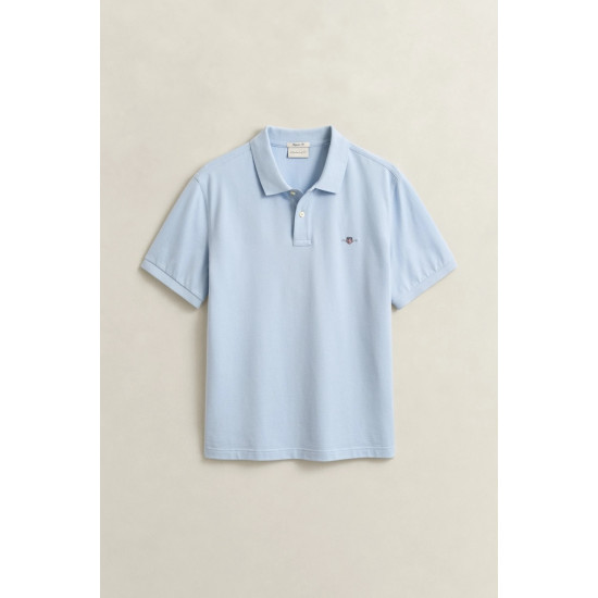 GANT REG SHIELD SS PIQUE POLO 2210 457-FRESH BLUE