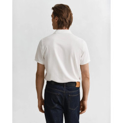 GANT REG SHIELD SS PIQUE POLO 2210 110-WHITE