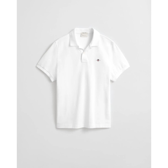 GANT REG SHIELD SS PIQUE POLO 2210 110-WHITE