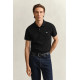 GANT REG SHIELD SS PIQUE POLO 2210 005 BLACK