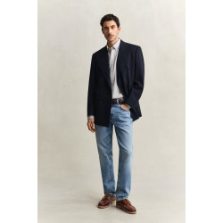 GANT REG CLASSIC POPLIN STRIPE SHIRT 3000130 032-PEWTER GREY
