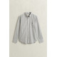 GANT REG CLASSIC POPLIN STRIPE SHIRT 3000130 032-PEWTER GREY