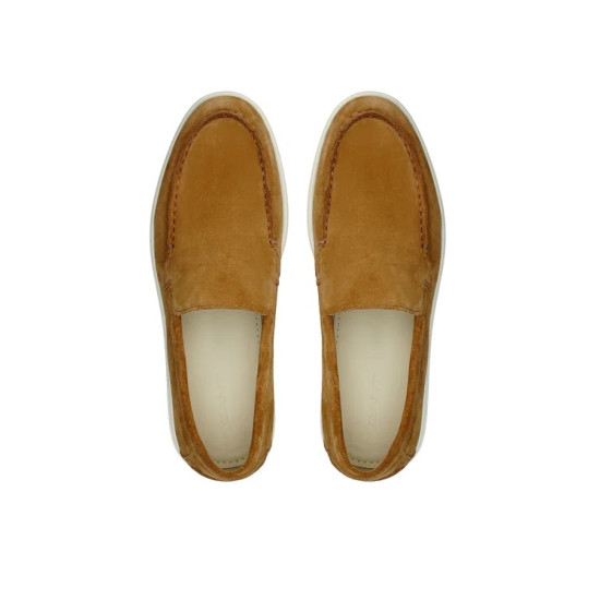 GANT BOERY LOAFER COW SUEDE 32673292 G146-WARM SAND