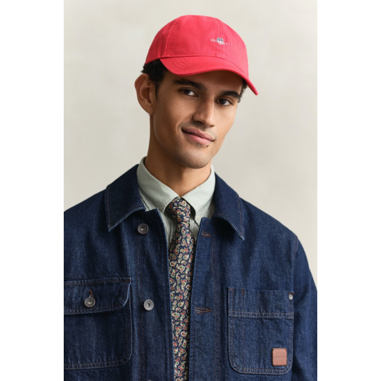 GANT SHIELD COTTON TWILL CAP 9901311 641-ROSE RED 