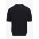 GIANNI LUPO TEXTURED POLO SHIRT GL35328 BLACK 