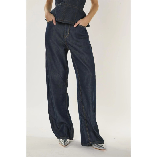 GLAMOROUS LADIES JEANS AN5547 AO39-DARK INDIGO