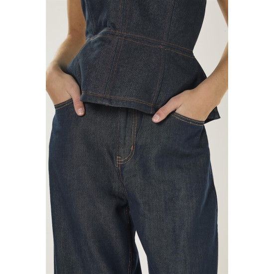 GLAMOROUS LADIES JEANS AN5547 AO39-DARK INDIGO
