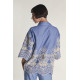 GLAMOROUS LADIES SHIRT AN5726 DY12-EMBROIDERED CHAMBRAY  