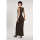 GLAMOROUS LADIES DRESS AN5616 DO46-BITTER CHOCOLATE 