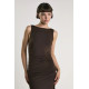 GLAMOROUS LADIES DRESS AN5616 DO46-BITTER CHOCOLATE 