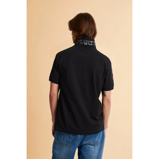 LA MARTINA SS POLO SHIRT MCP300 09999-BLACK