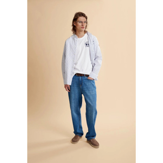 LA MARTINA T-SHIRT MCR009 00001-OPTIC WHITE