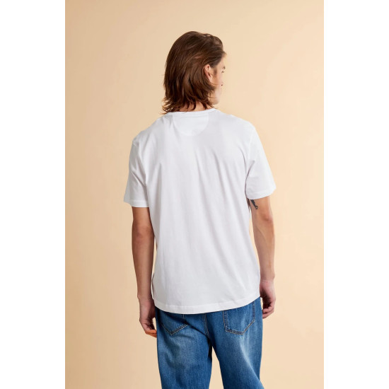 LA MARTINA T-SHIRT MCR009 00001-OPTIC WHITE