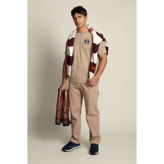 LA MARTINA T-SHIRT MCR009 04167-HUMUS