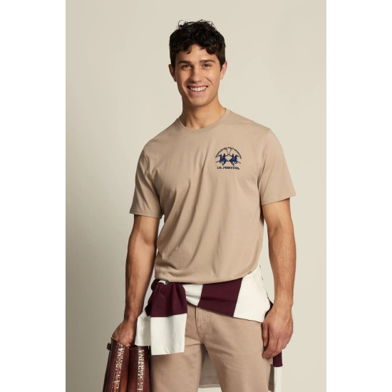 LA MARTINA T-SHIRT MCR009 04167-HUMUS