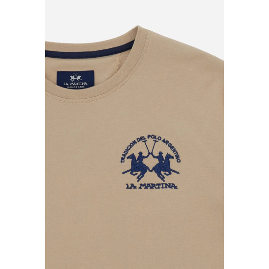 LA MARTINA T-SHIRT MCR009 04167-HUMUS