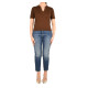MARKUP KNIT POLO F12 CON BORDINI LURE MW1600032 CACAO