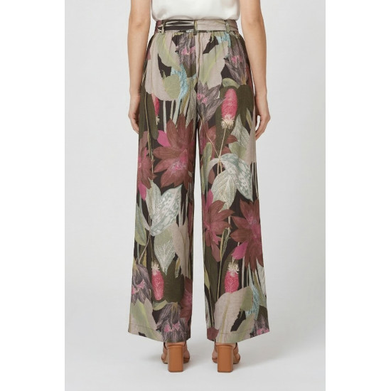 MARKUP PANTS IN RASO STAMPA GIUNGLA MW1650125 FLORAL