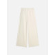 SCOTCH & SODA ΕLENI JAQUARD HIGH RISE WIDE LEG PANTS ULH0136 U137-EGGNOG