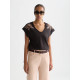 SCOTCH & SODA EMBROIDERED VNECK TSHIRT U9A01297T U014-METEORITE