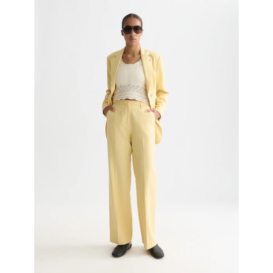 SCOTCH & SODA EDIE HIGH RISE WIDE LEG PANTS ULH01351F U742-PARSNIP