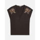 SCOTCH & SODA EMBROIDERED VNECK TSHIRT U9A01297T U014-METEORITE