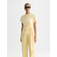 SCOTCH & SODA KNOTTED SLASH NECH TSHIRT U9A01300T U742-PARSNIP