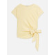 SCOTCH & SODA KNOTTED SLASH NECH TSHIRT U9A01300T U742-PARSNIP