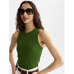 SCOTCH & SODA RIB RACER TANK U9A01472T U373-GARDEN GREEN