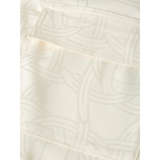 SCOTCH & SODA UTILITY SHIRT U9B01336T U137-EGGNOG