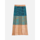 SCOTCH & SODA MAXI RIBBED KNITTED SKIRT UFS01382F U900-TAHITIAN TEAL