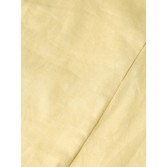 SCOTCH & SODA LINEN WRAP SKIRT UFS01387F U742-PARSNIP