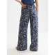 SCOTCH & SODA ELENI PRINTED HIGH RISE WIDE LEG PULL ON PANTS ULH01345F V497-LUCKY BANDANA DRESS BLUES